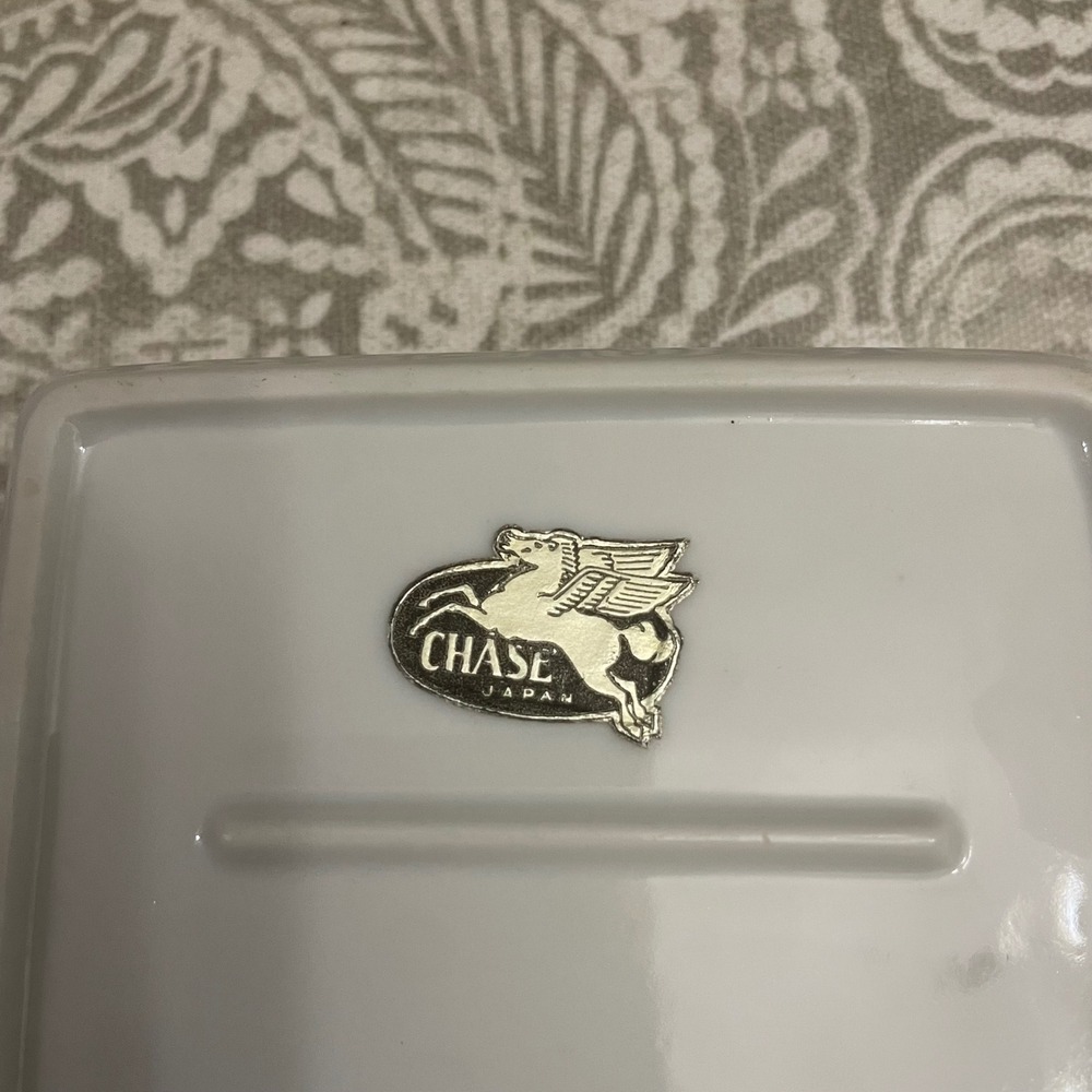 VINTAGE Chase Japan Porcelain Trinket Box, Roses Design, Gold Trim rectangle - Picture 5 of 7